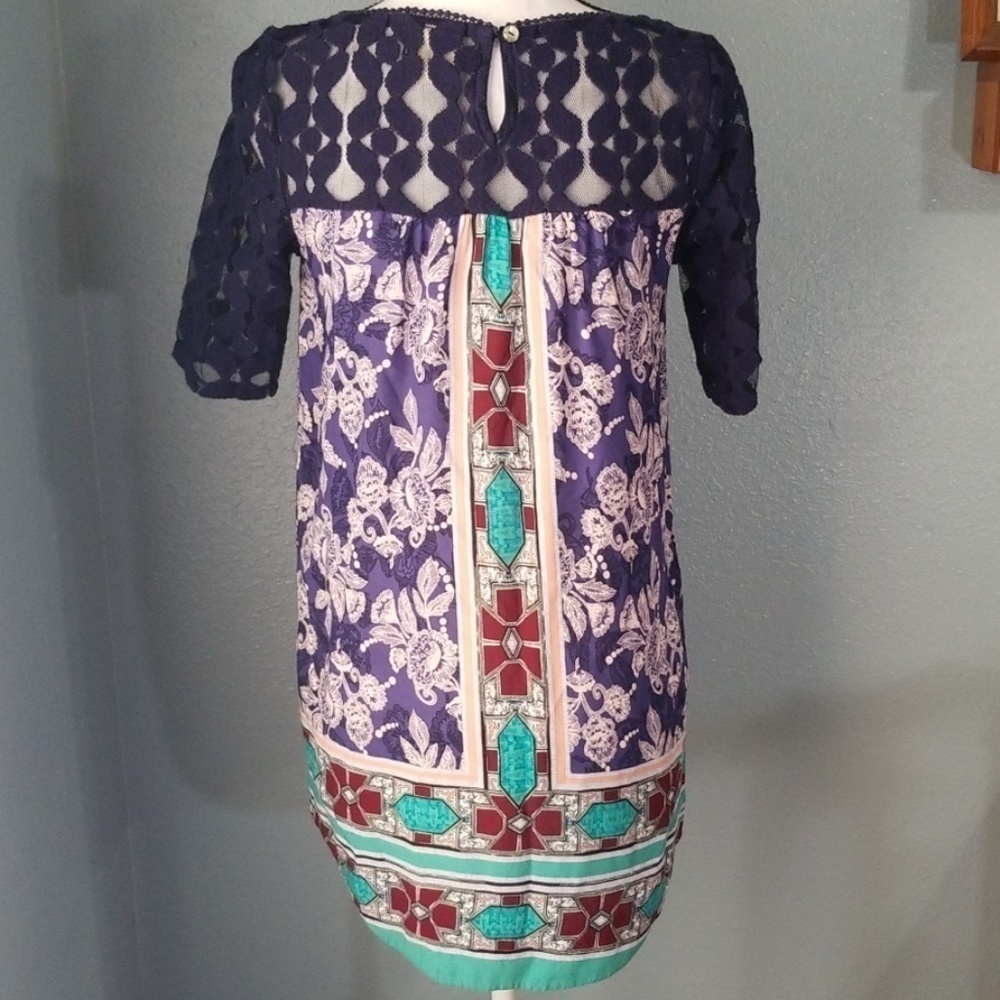 Akemi + Kin Lace Top Tunic Blouse - Picture 6 of 8